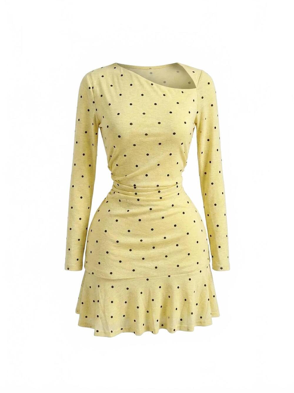NEW AARON & AMBER women's penelope dress in butter yellow